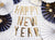 Gold Happy New Year Banner