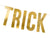 Gold Trick or Treat Letter Banner