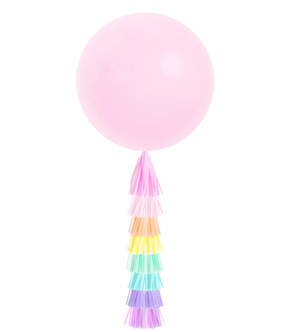 Giant Balloon with Tassels - Pastels