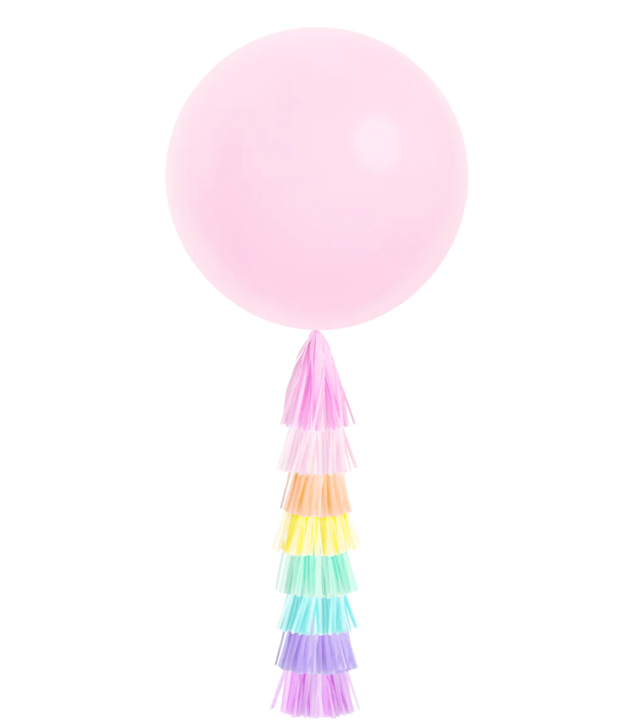 Giant Balloon with Tassels - Pastels