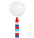 Giant Balloon with Tassels - Red, White & Blue