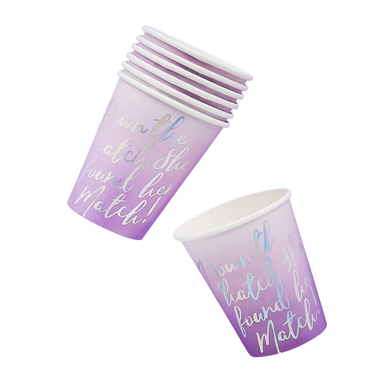 Found Her Match Paper Cups