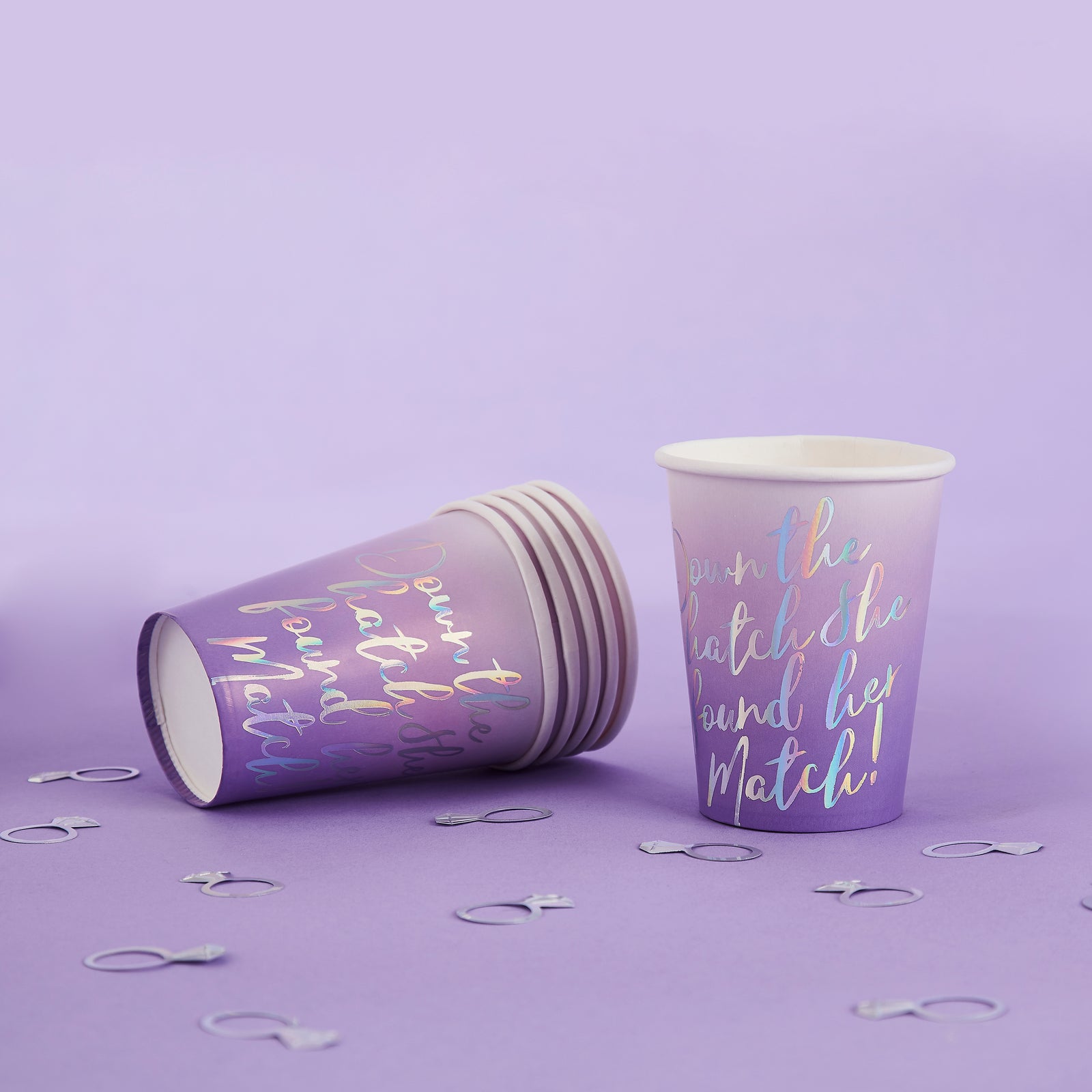 Found Her Match Paper Cups