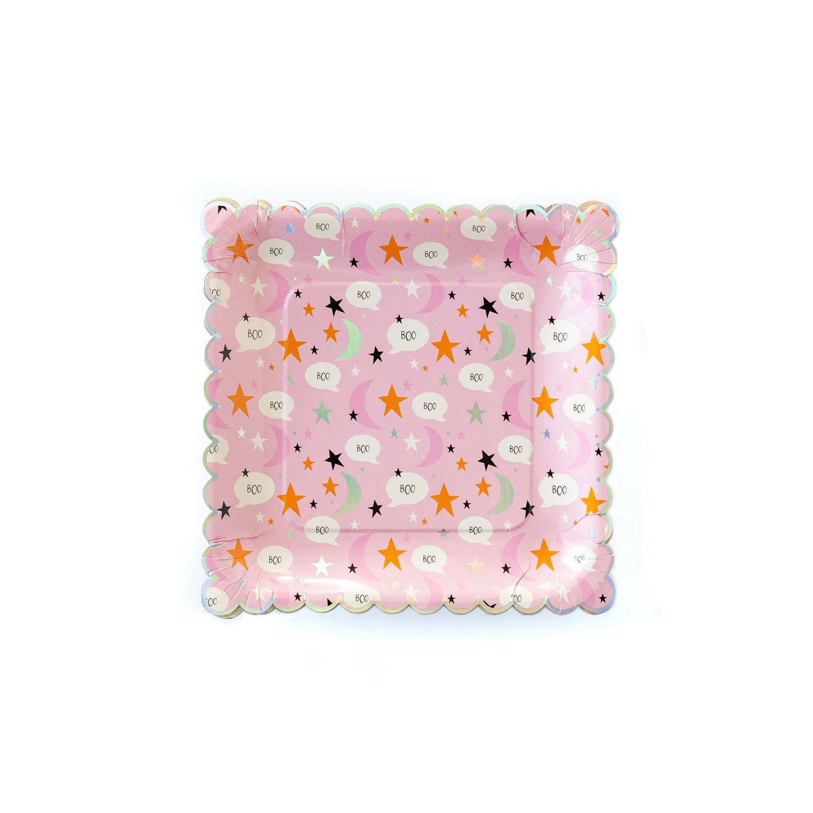 Happy Haunting Scalloped Plate