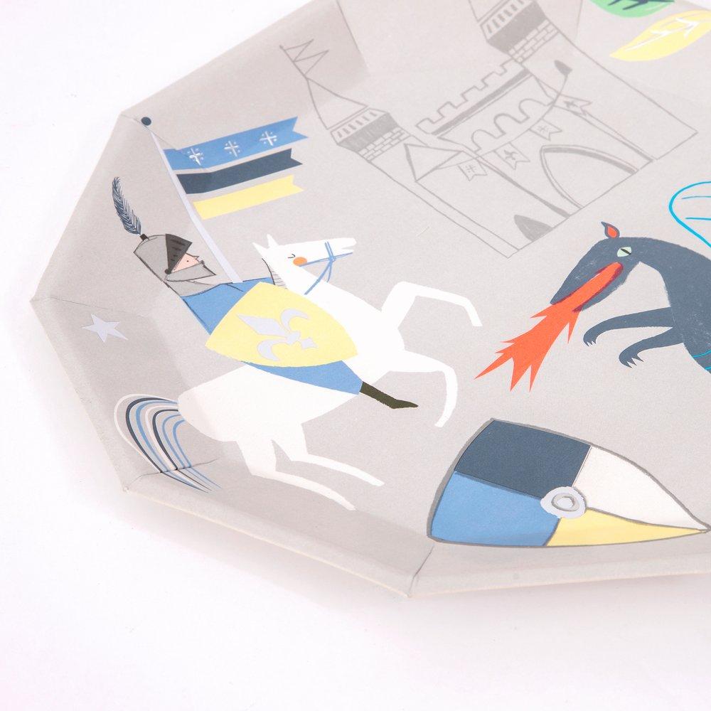 Dragon Knights Large Plates