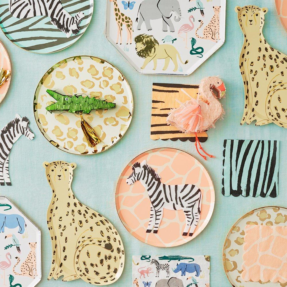 Safari Cheetah Plates 