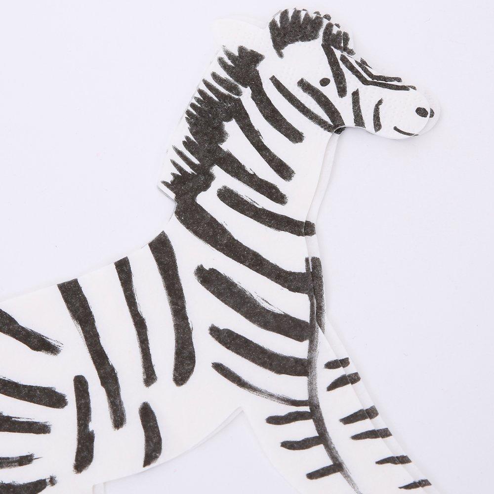 Safari Zebra Napkins 
