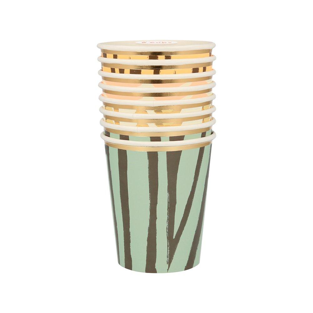 Safari Animal Print Party Cups 