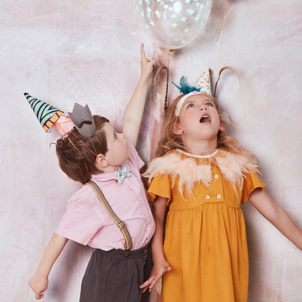Safari Animal Print Party Hats 
