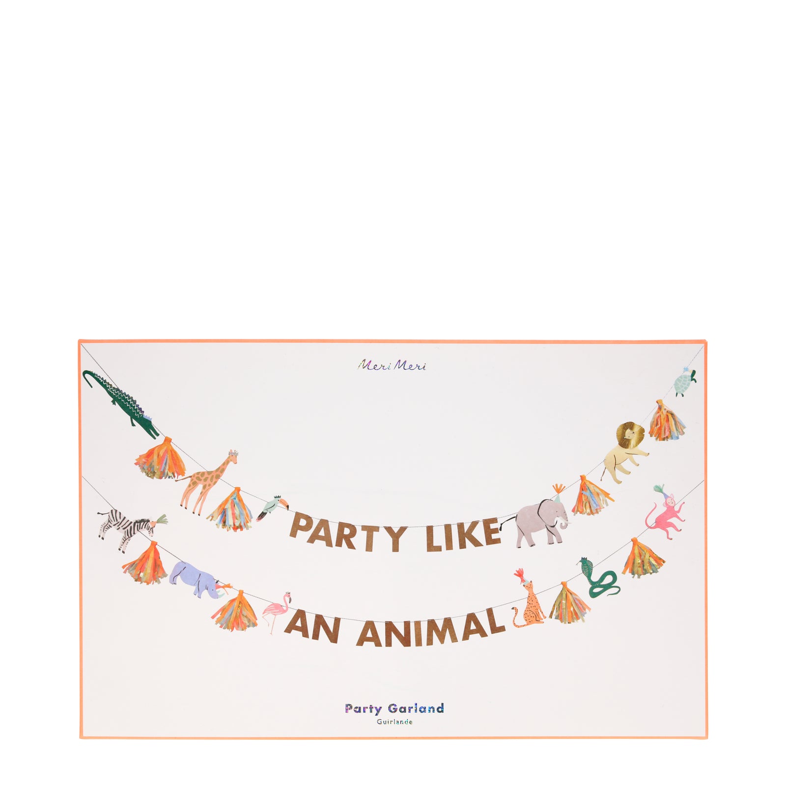 Safari Animals Large Garland