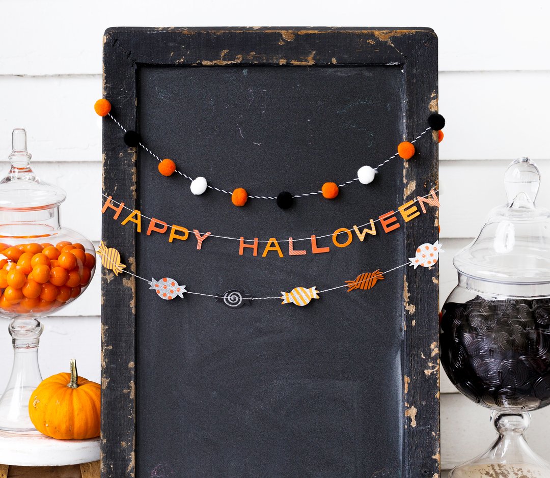 Happy Halloween Mini Banner Set