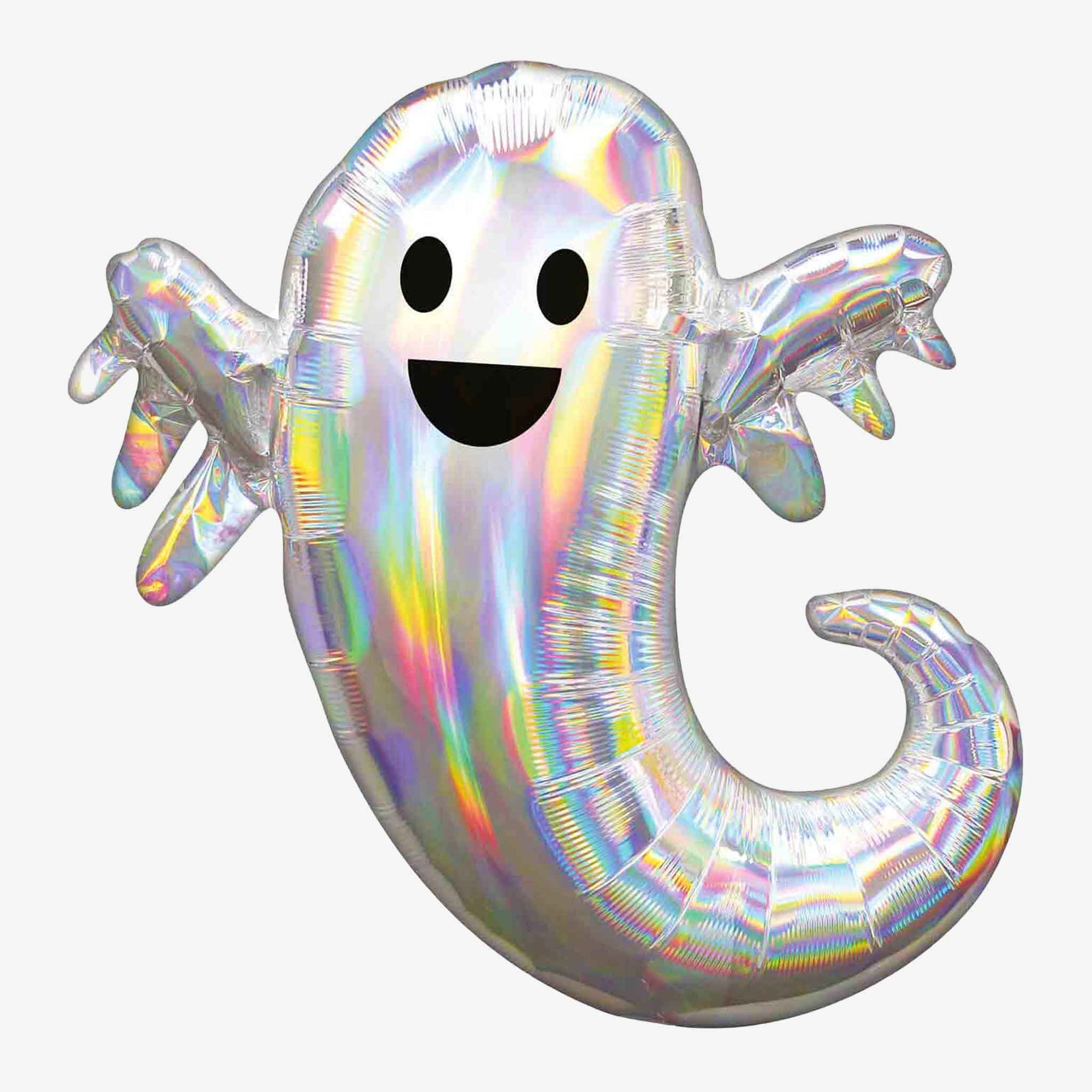 Halloween Iridescent Ghost Foil Balloon