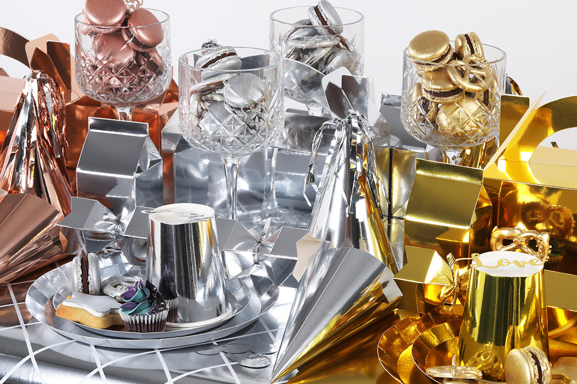 Metallic Gold Bon Bon Party Favors