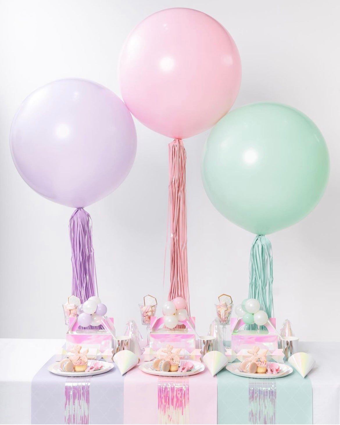 Iridescent Metallic Streamer Curtain