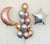 34” Rose gold Crescent moon