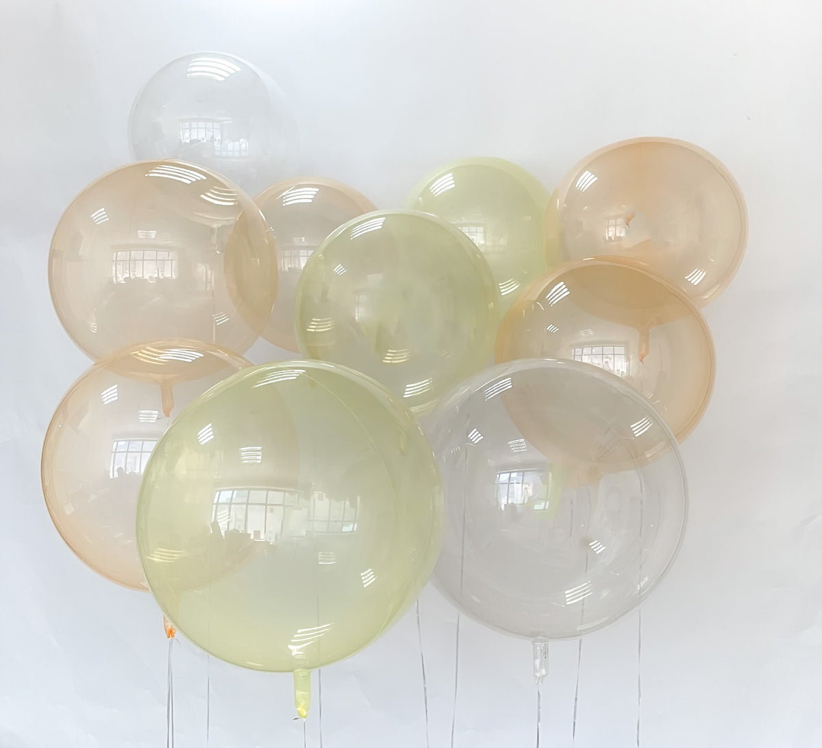 Yellow Crystal Clearz Balloon
