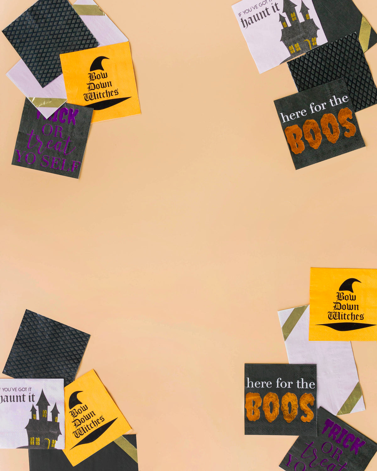 Bow Down Witches Cocktail Napkins