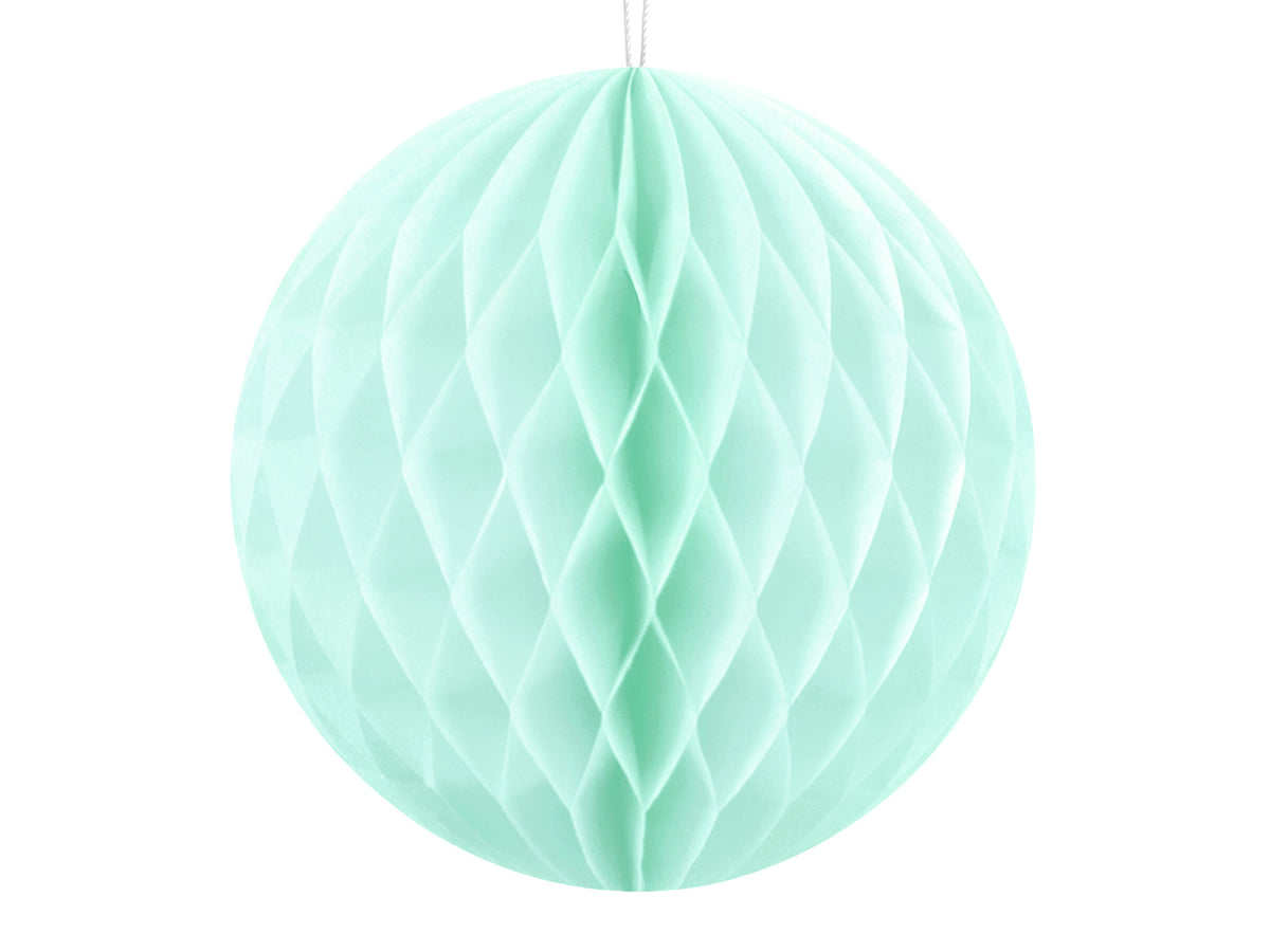 Light Mint Honeycomb Tissue Ball