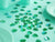 Metallic Green Monstera Leaves Confetti 