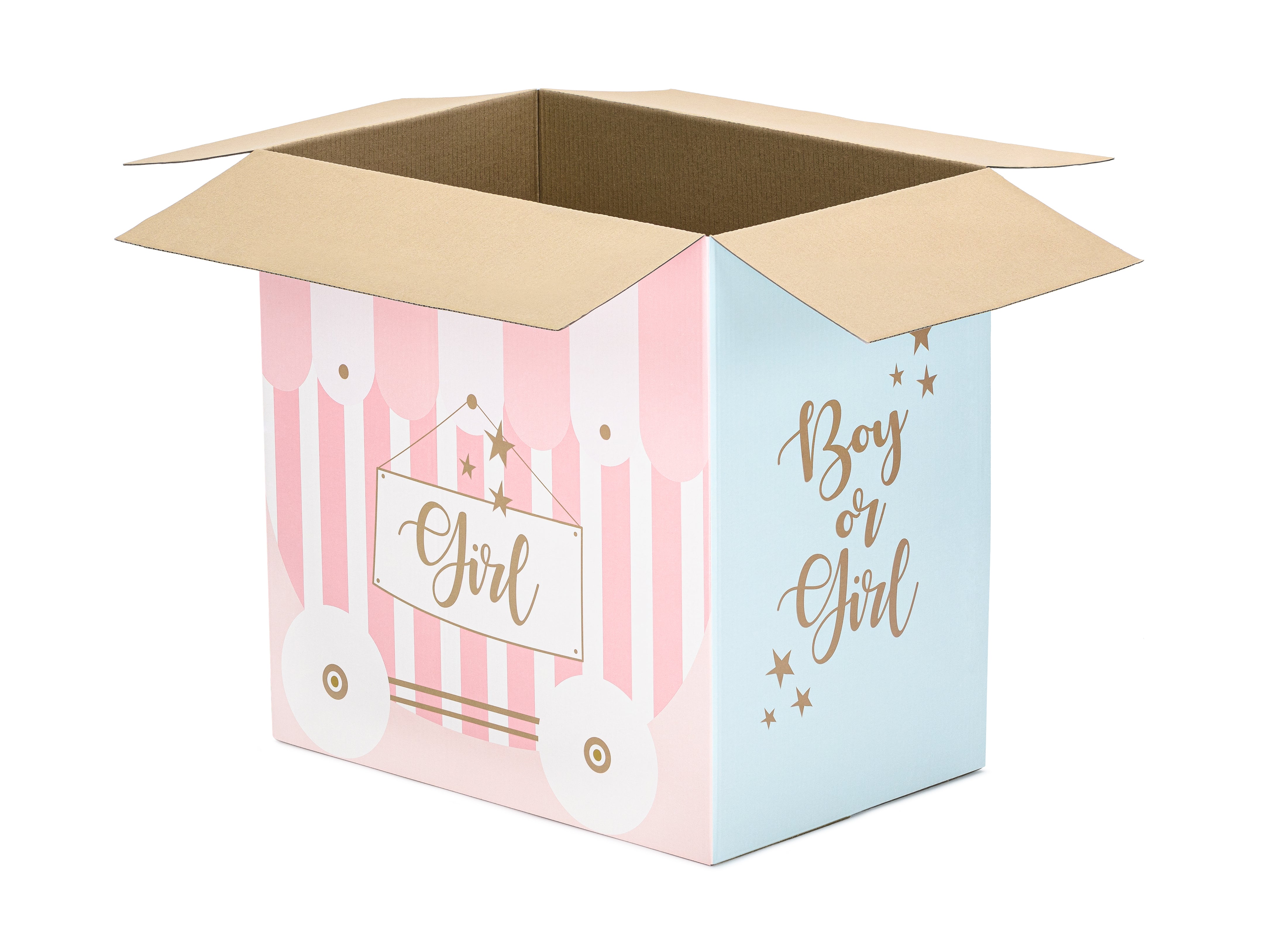 Gender Reveal Balloons Box - Haflaty Store
