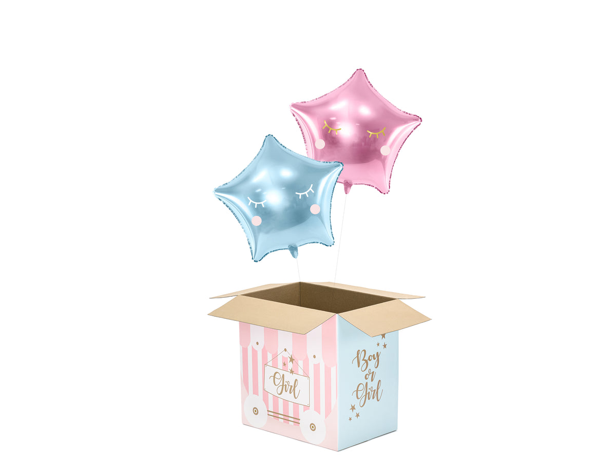 Gender Reveal Balloons Box