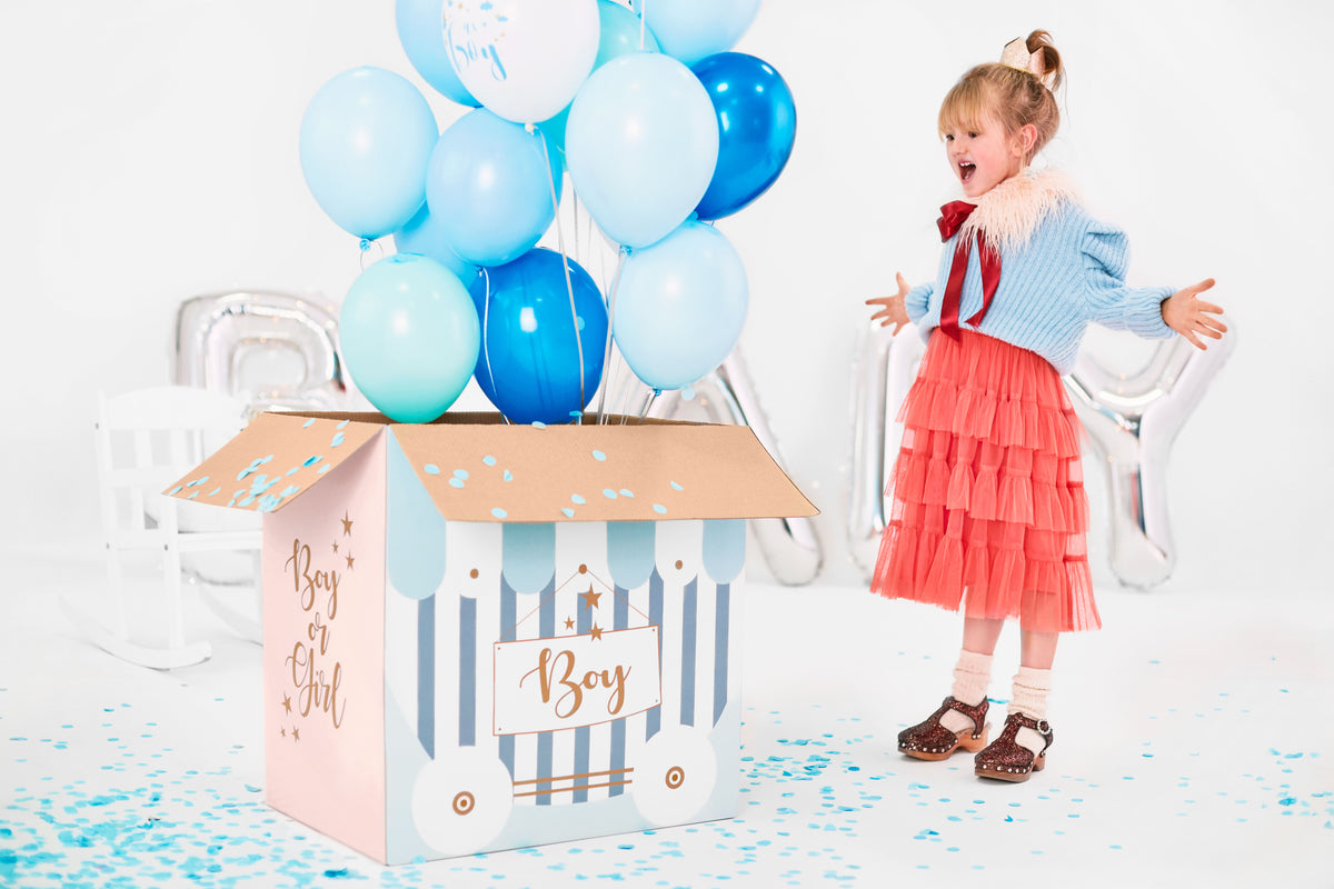 Gender Reveal Balloons Box