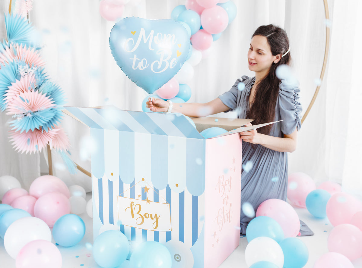 Gender Reveal Balloons Box