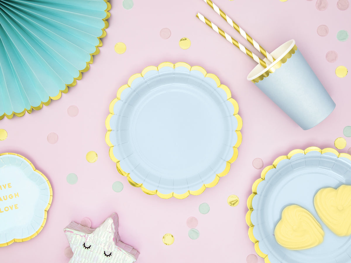 Light Blue Party Cups