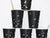 Metallic Gold Bats Party Cups