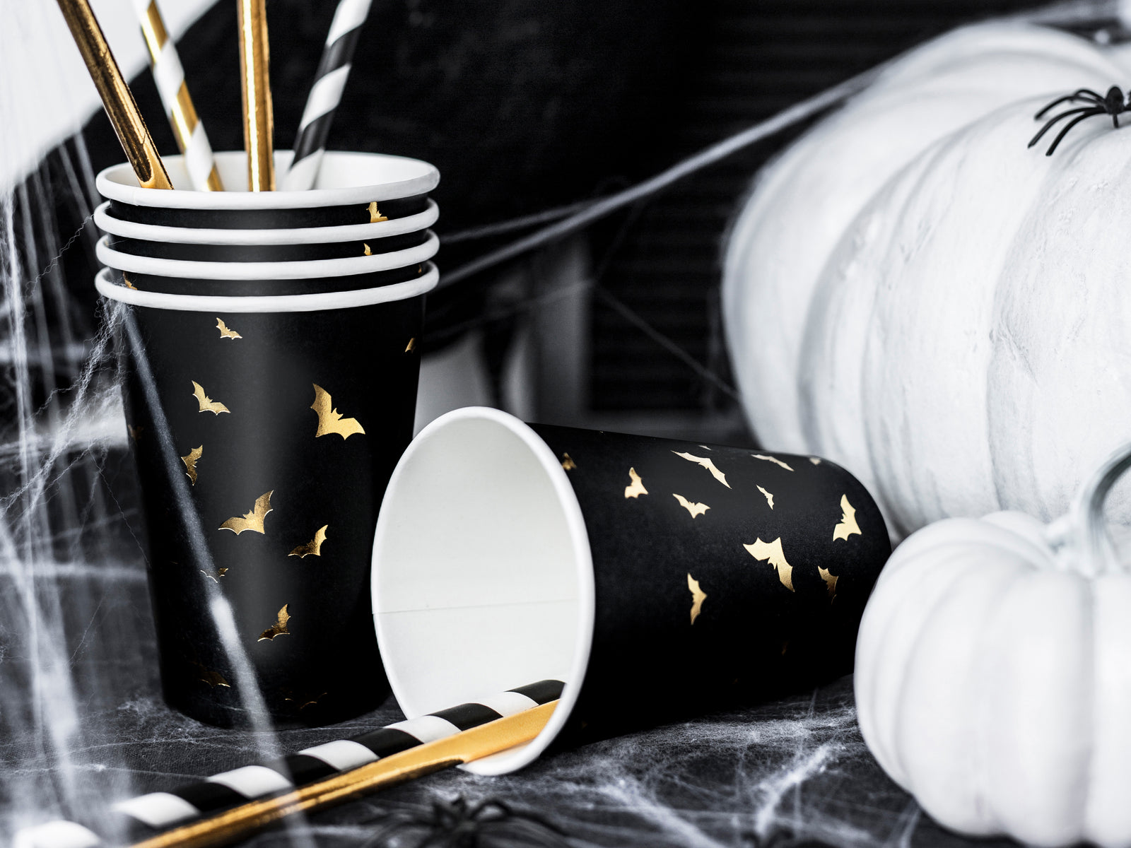 Gold Bats Party Cups
