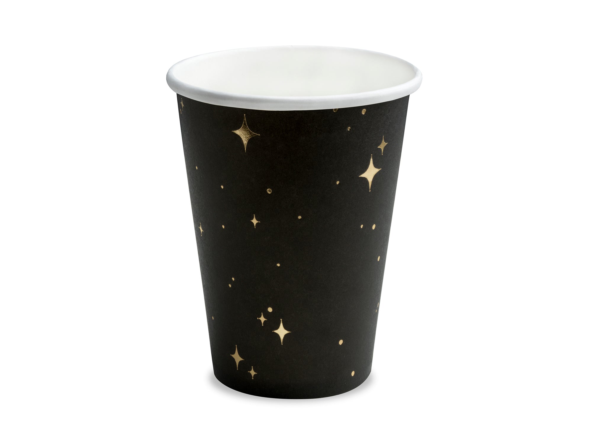 Black & Gold Twinkles Cups