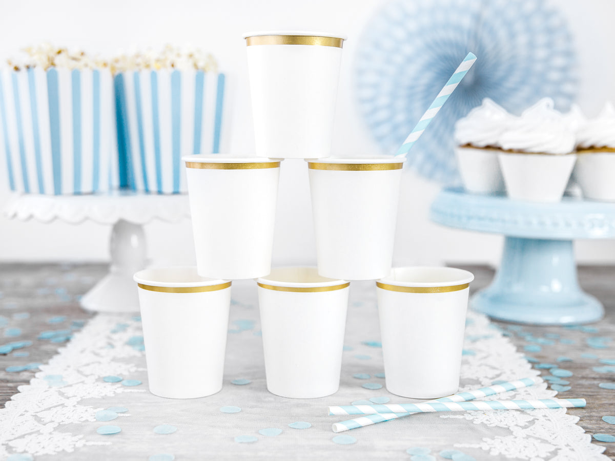 White Paper Party Cups 