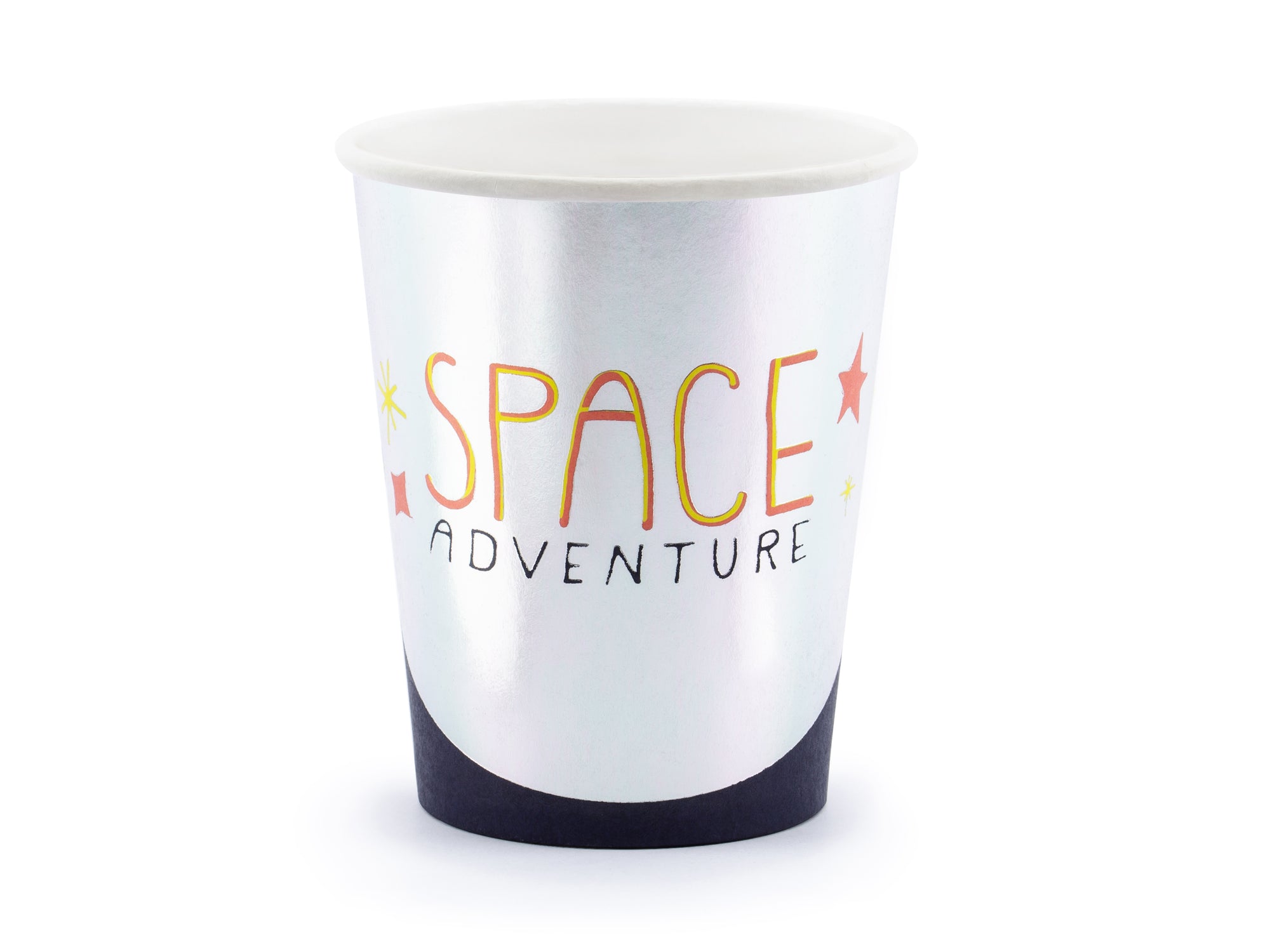 Silver Space Paper Party Cups