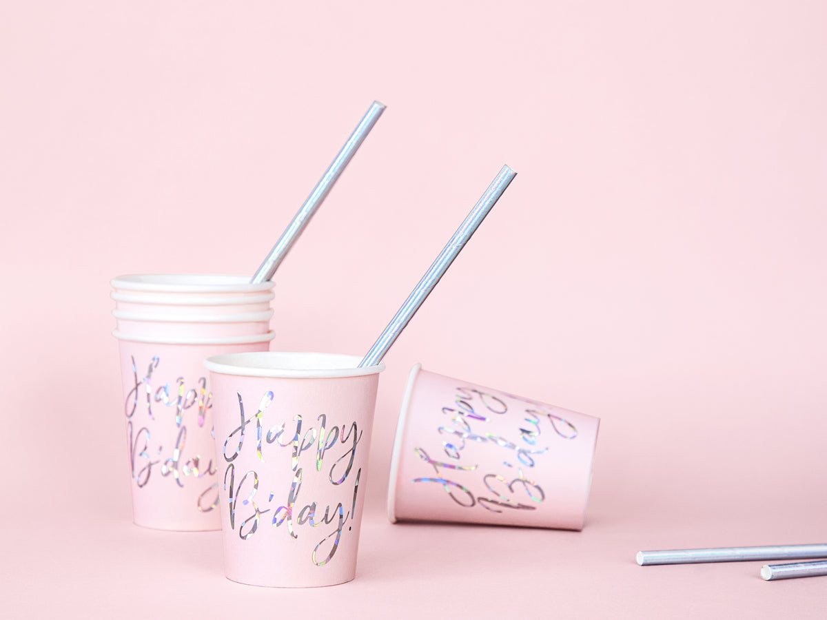Light Pink Party Paper Cups 