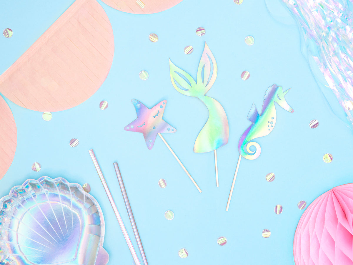 Mermaid Party Cake Toppers