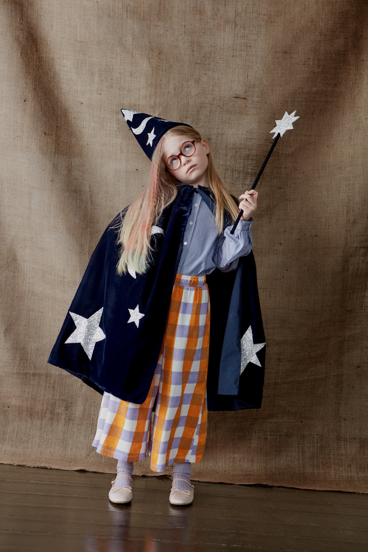 Blue Velvet Wizard Costume Meri Meri