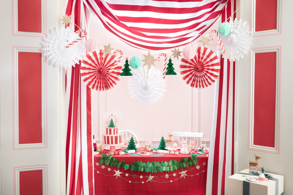 Christmas Honeycomb Garland Meri Meri