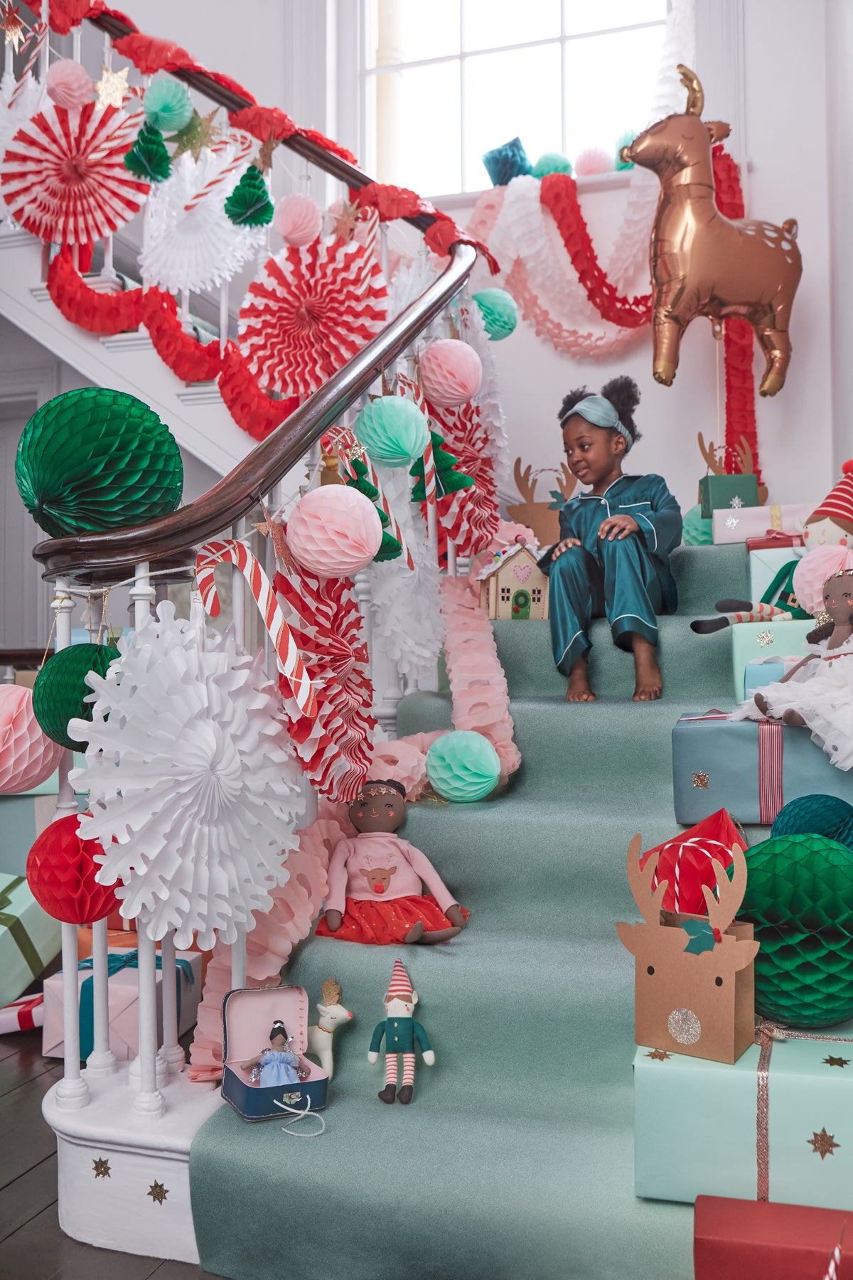 Christmas Honeycomb Garland