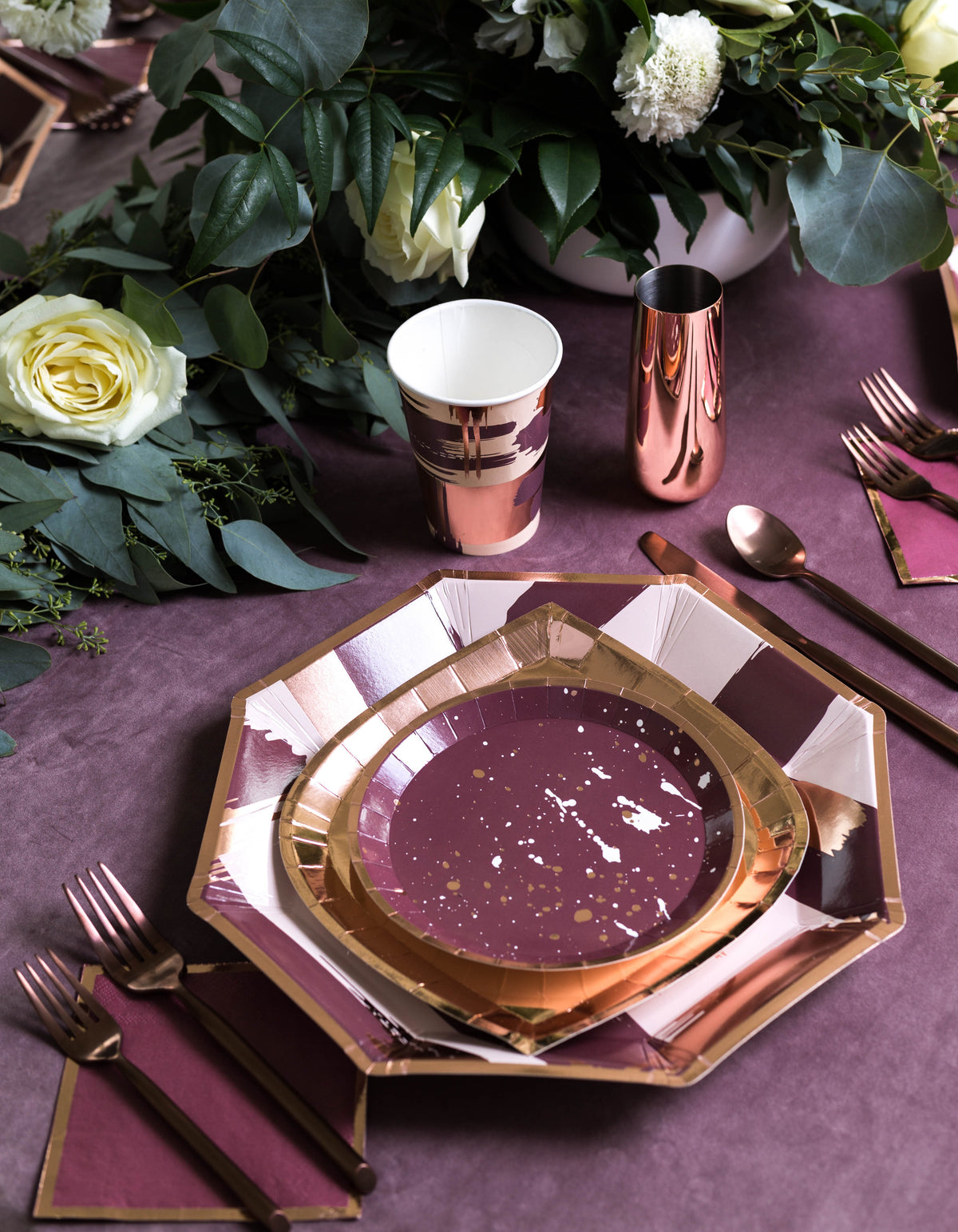 Mauve-Elous Charger Plates