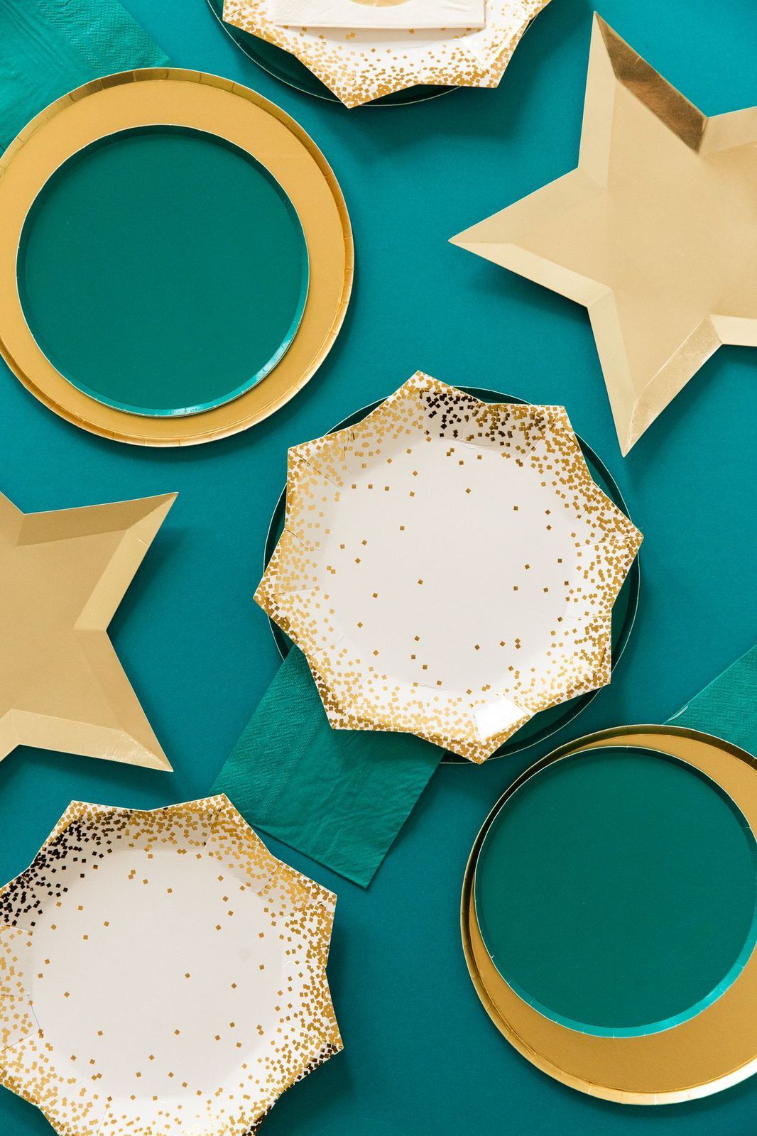 Forest Green Large Plates