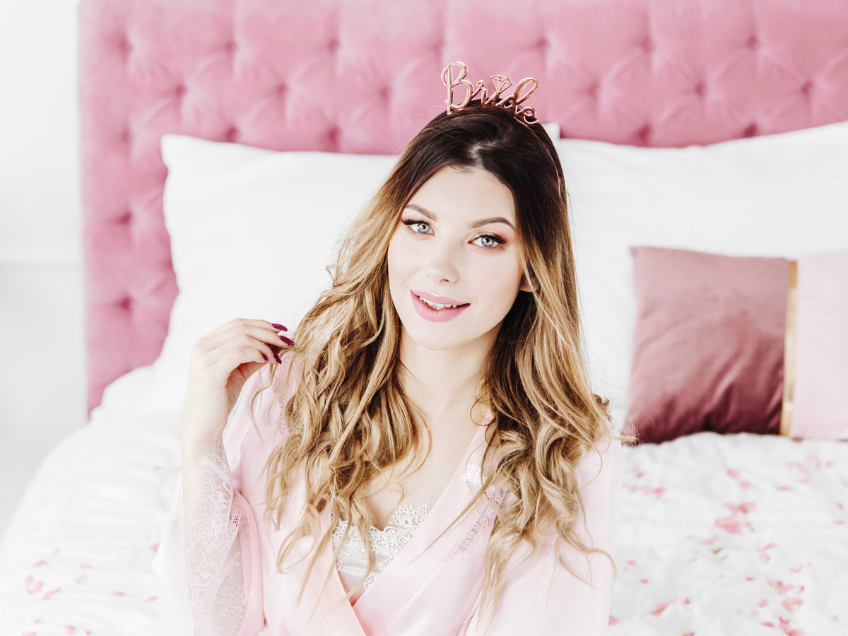 Rose Gold Bride Metal Headband