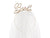 Gold Bride Veil Headband 