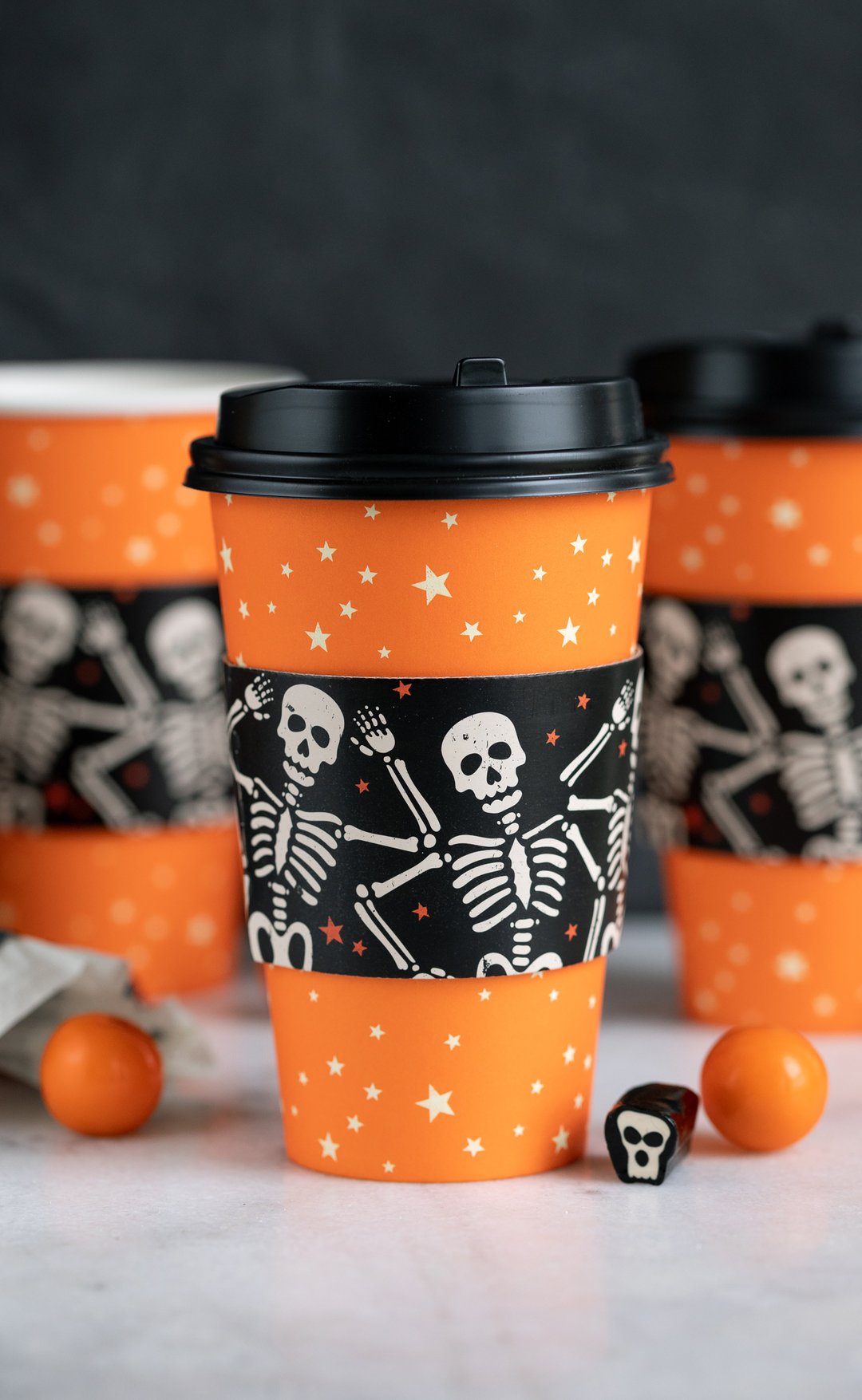 Dancing Skeletons Coffee Cups 