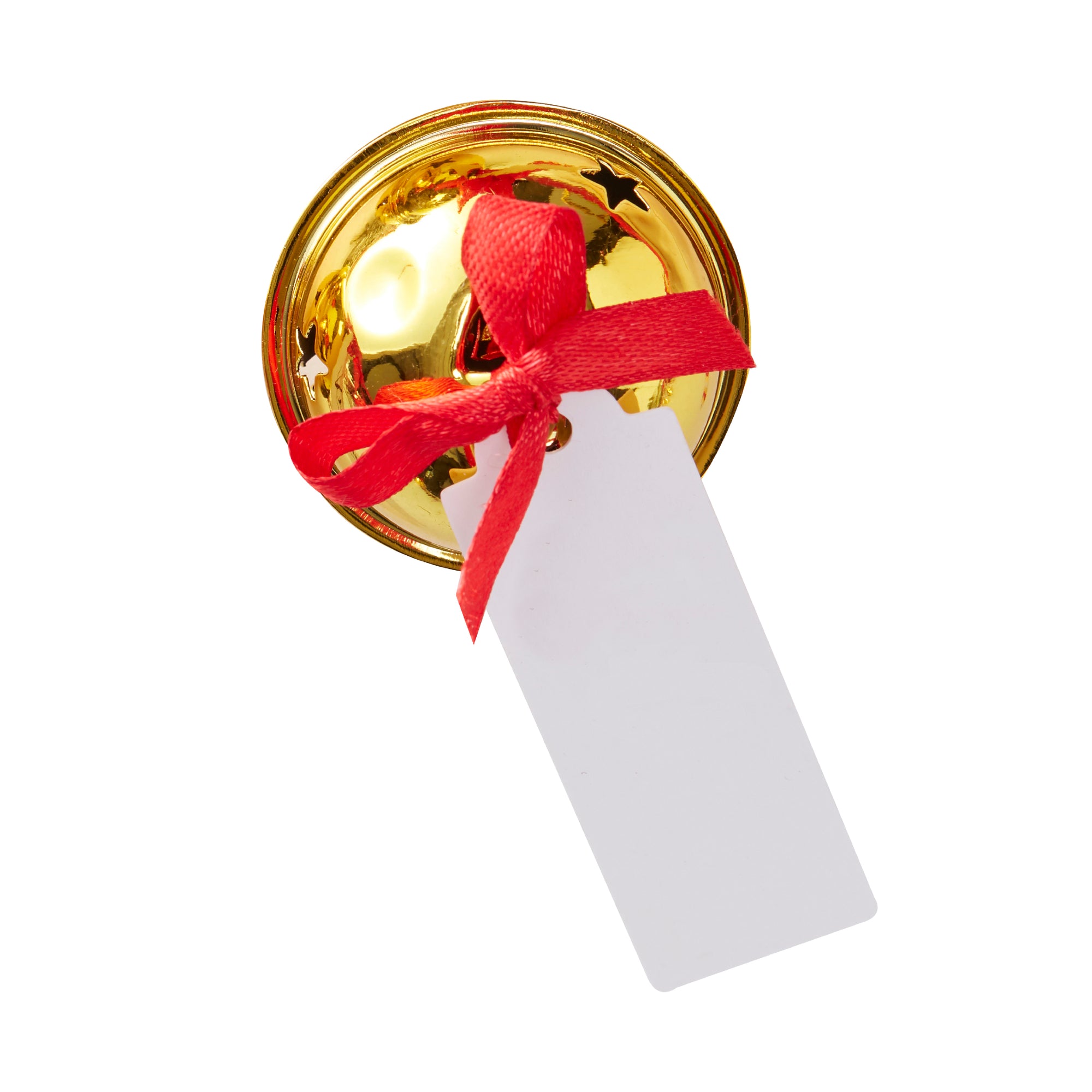 Gold Bell Christmas Place Card Holders