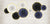 White Decorative Rosettes Party Fans