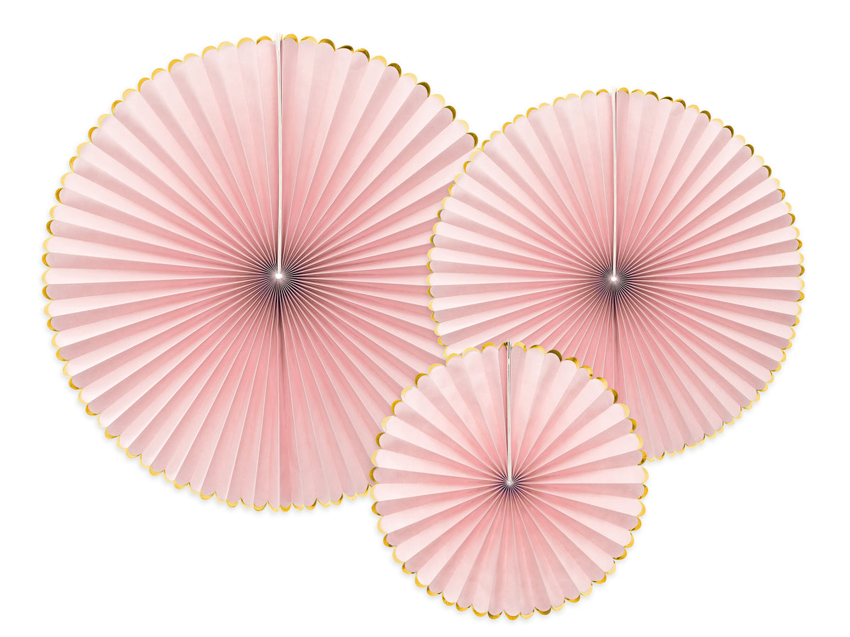 Light Pink Luxe Fan Rosettes