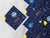Navy Space Party Napkins
