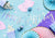 Narwhal Party Popcorn Box Ombre 