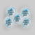 Happy Father's Day Blue Confetti Balloons