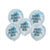 Happy Father's Day Blue Confetti Balloons
